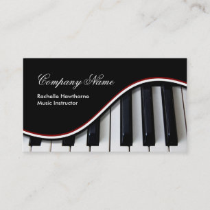 Le piano verrouille le rouge de ~ de cartes
