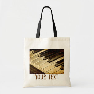 Le piano vintage verrouille le sac fourre-tout