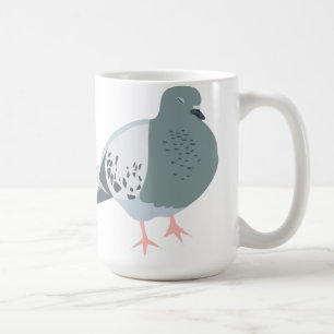 Le pigeon rêve la tasse