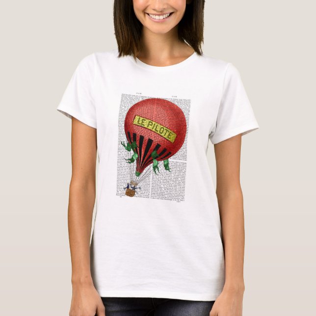 Le Pilote Hot Air Balloon 2 T-Shirt (Vorderseite)