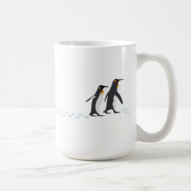 Le pingouin imprime la tasse (Droite)