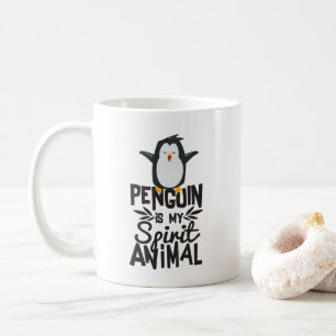 Le pingouin mignon est ma tasse drôle animale de