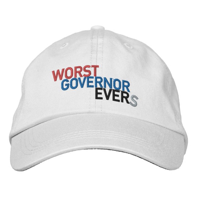 Le Pire Gouverneur Evers Casquette brodé (Devant)