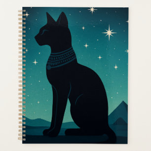 Le planificateur Bastet Starry Egyptian Cat Art