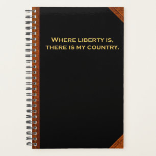 Le planificateur Ben Franklin cite Liberty Style V