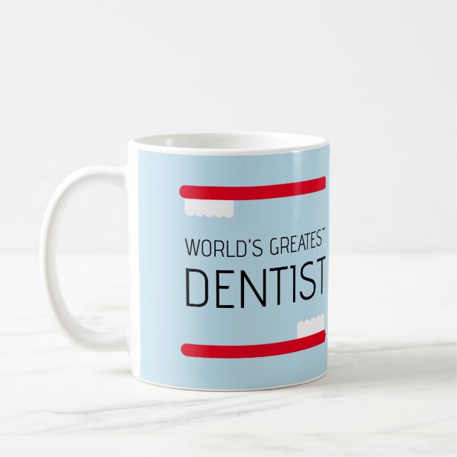 Le plus grand cadeau de tasse à café Dentist du mo (Gauche)