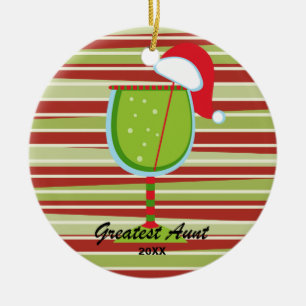Le plus grand ornement de Noël en verre de tante