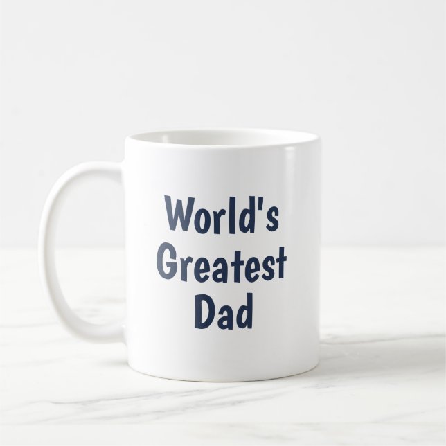 Le plus grand papa Mug du monde classique personna (Gauche)