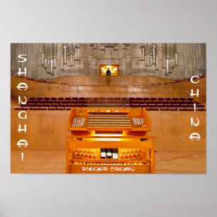 Le plus grand poster d'orgue de Chine