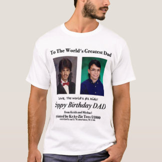 Le plus grand T-shirt du papa du monde, mulets