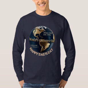 Le plus grand T-shirt sur mesure papa du monde pou