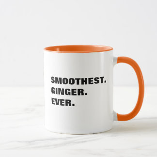 "Le plus lisse. Gingembre. Jamais." tasse de chat