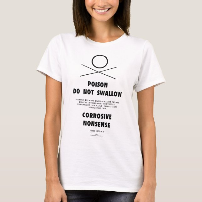 Le poison n'avalent pas le T-shirt des femmes (Devant)