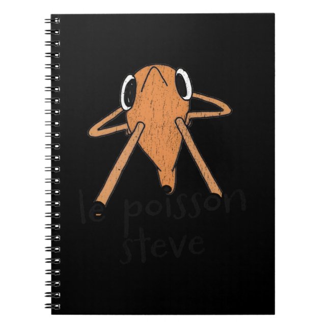 Le Poisson Steve Niedlich Meme Notizblock (Vorderseite)