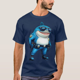 Le policier Hai T-shirt