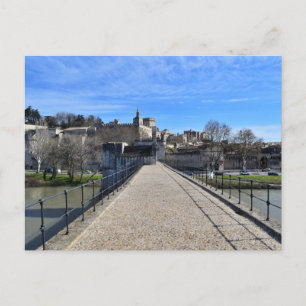 Le Pont d'Avignon France Bridge Avignon Europe Postkarte