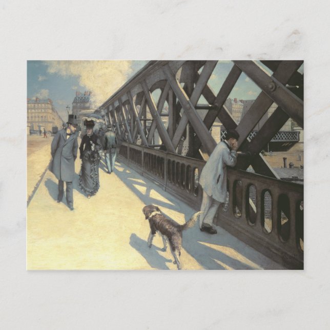 Le Pont de L'Europe, 1876 Postkarte (Vorderseite)