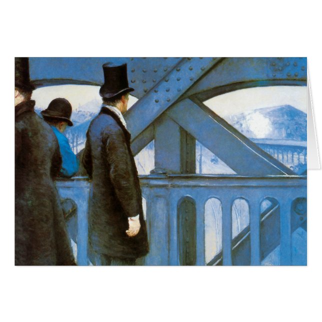 Le Pont de l'Europe par Gustave Caillebotte (Devant horizontal)