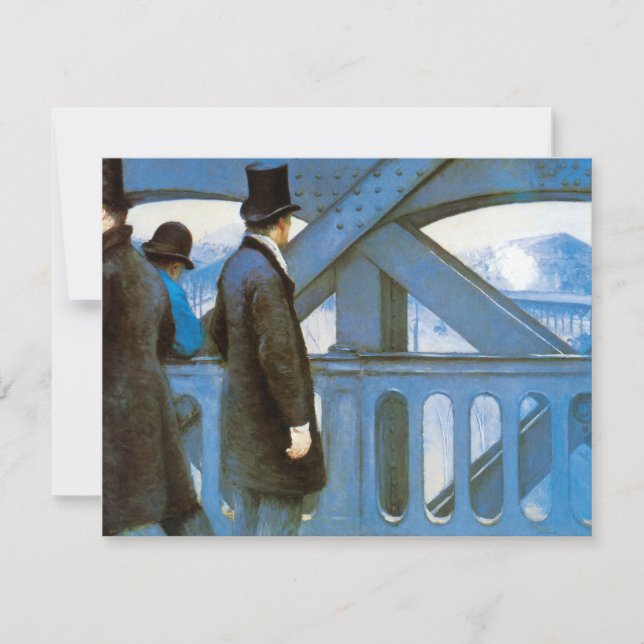 Le Pont de l'Europe von Gustave Caillebotte (Vorderseite)