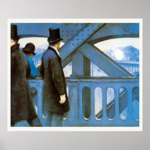 Le Pont de l'Europe von Gustave Caillebotte Poster