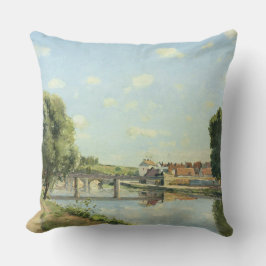 Le Pont Du Chemin De Fer Camille Pissarro Kissen