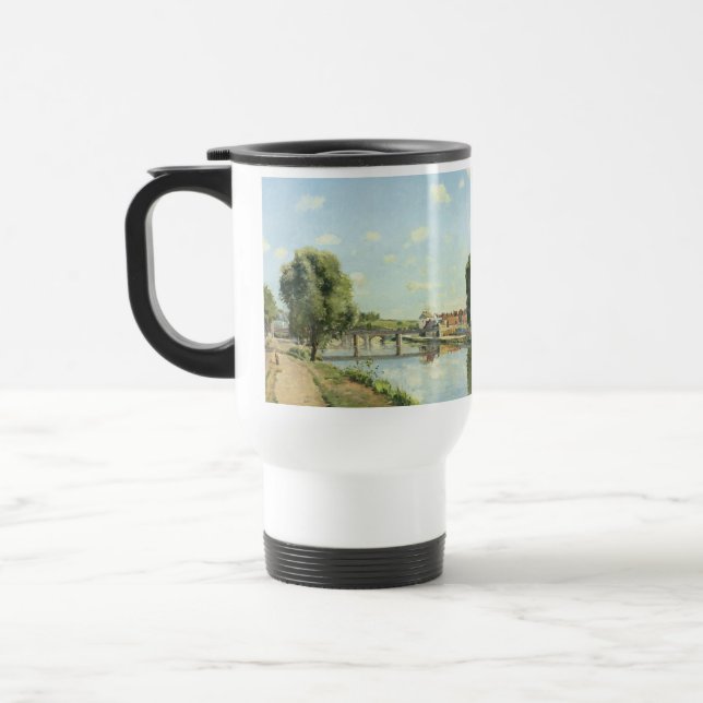 Le Pont Du Chemin De Fer Camille Pissarro Reisebecher (Links)