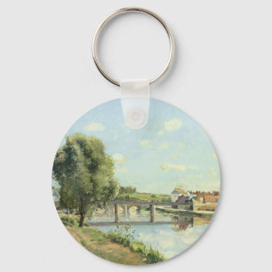 Le Pont Du Chemin De Fer Camille Pissarro Schlüsselanhänger