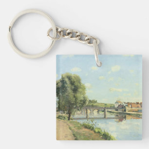 Le Pont Du Chemin De Fer Camille Pissarro Schlüsselanhänger