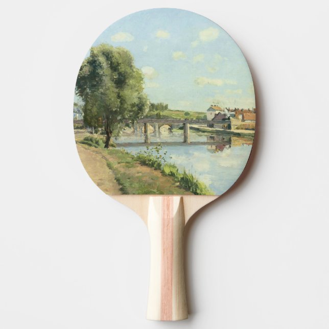 Le Pont Du Chemin De Fer Camille Pissarro Tischtennis Schläger (Vorderseite)
