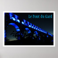 Le Pont du Gard Aqueduct Bridge, Paris Frankreich