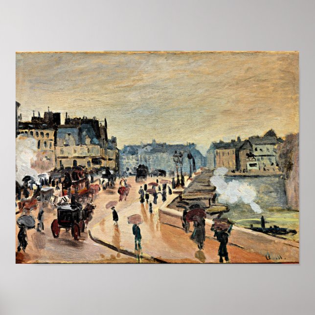 Le Pont Neuf von Claude Monet Poster (Vorne)