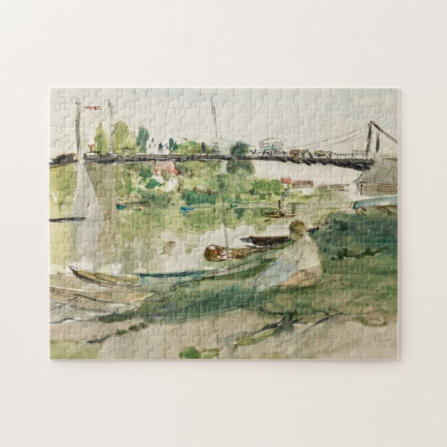 Le Pont sur l'Oise | Berthe Morisot (Horizontal)