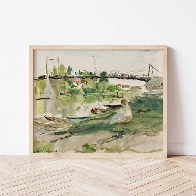 Le Pont sur l'Oise | Berthe Morisot Poster (Von Creator hochgeladen)