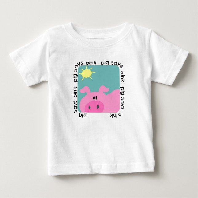 Le porc indique krouik-krouik des T-shirts et des (Devant)