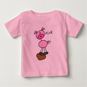 Le porc indique krouik-krouik le T-shirts et les