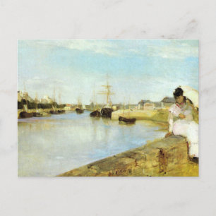 Le port de Lorient par Berthe Morisot Carte postal