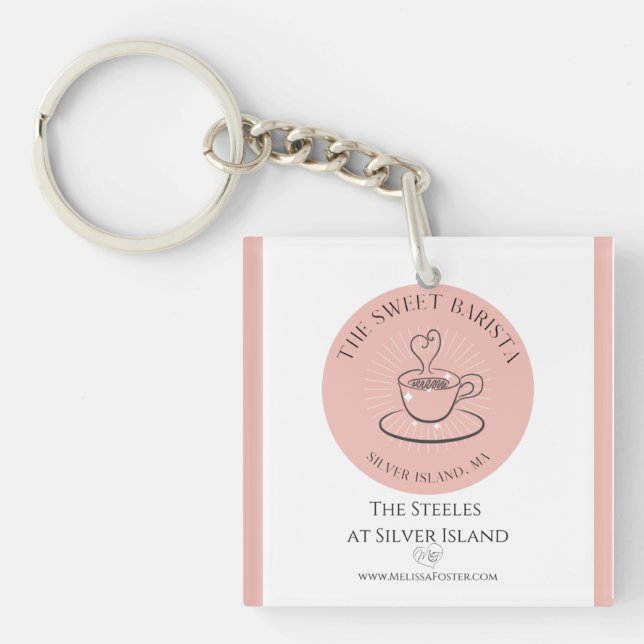 Le Porte - clé Sweet Barista (Devant)