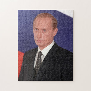 Le portrait du président Vladmir Poutine, puzzle