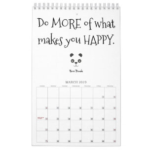 Le positif de panda de patron cite le calendrier