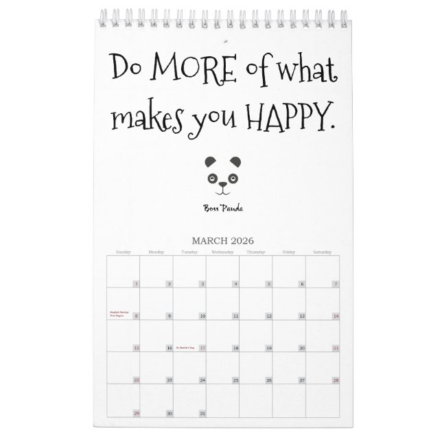 Le positif de panda de patron cite le calendrier (Mar 2026)