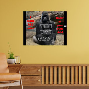 LE POSTER MAN CAVE
