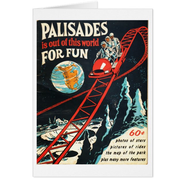 Le poster vintage de palissades (Devant)