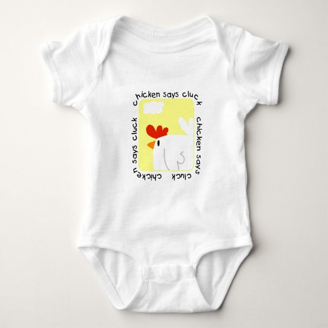 Le poulet indique des T-shirts et des cadeaux de (Devant)