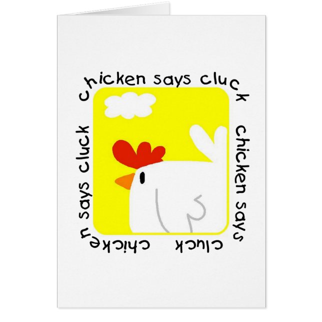 Le poulet indique des T-shirts et des cadeaux de g (Devant)