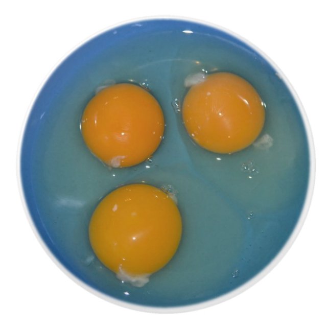 Le poulet libre de gamme Eggs le bouton en (Devant)