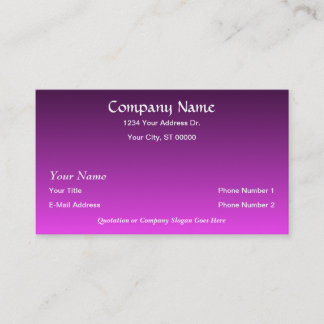 Le pourpre rose de concepteur se fanent des cartes
