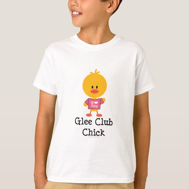 Le poussin de club d'allégresse badine le T-shirt (Devant)