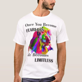 Le pouvoir d'un T-shirt Lion sans peur