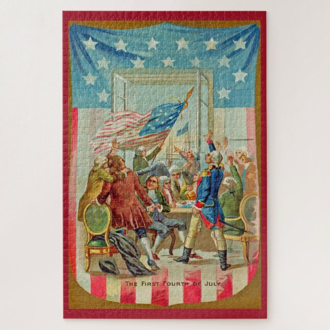 Le premier 4 juillet Grand Puzzle (Vertical)