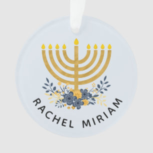 Le premier Hanoukka du bébé   Dé Keepsaké Bleu & O